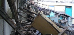 Gedung Tua di Naripan Rubuh 